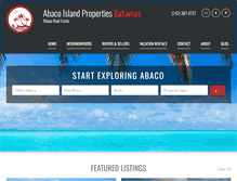 Tablet Screenshot of islandpropertiesbahamas.com